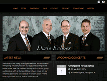 Tablet Screenshot of dixieechoes.com